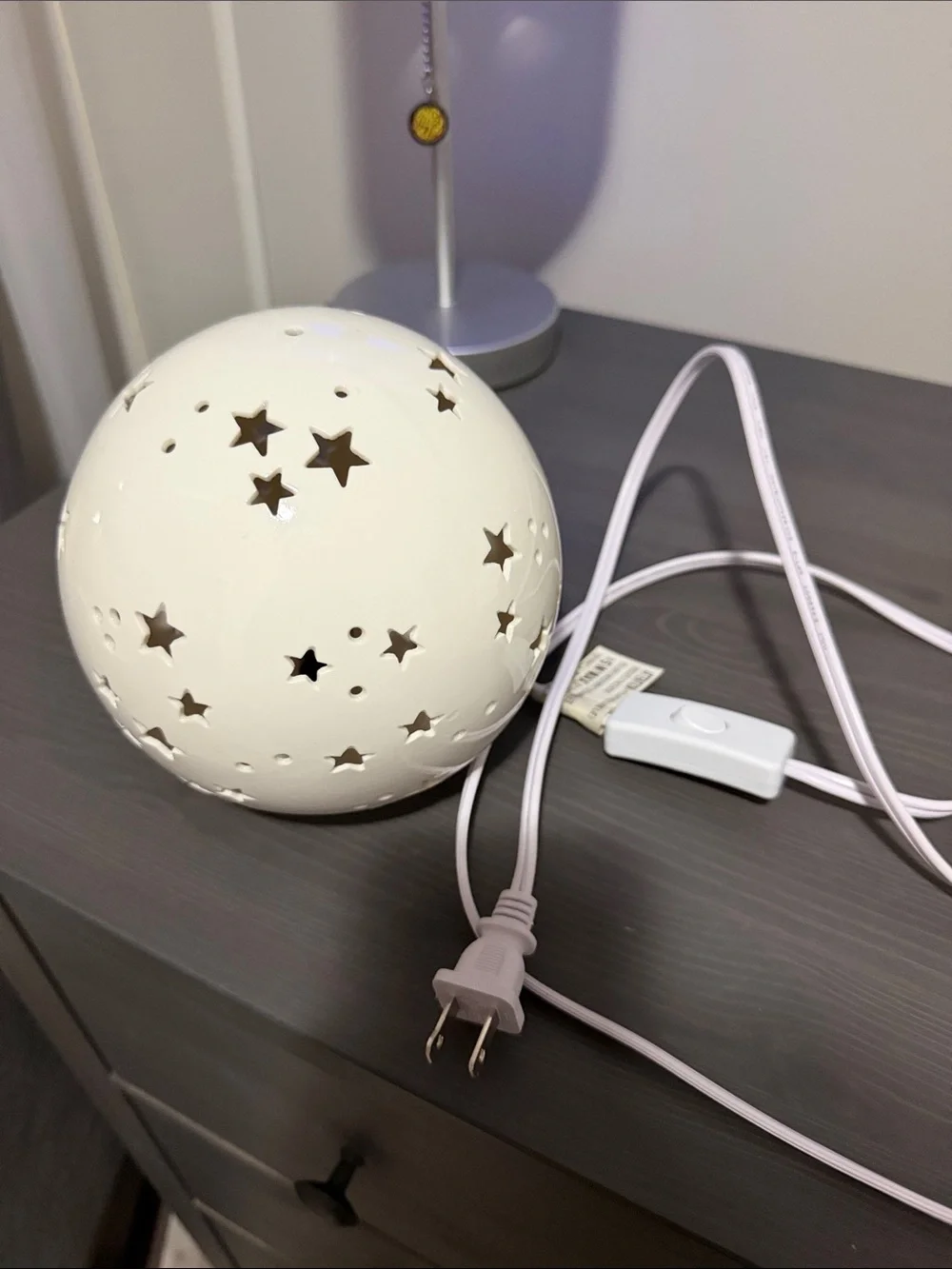 Target White Ceramic Star Cutout Table Lantern